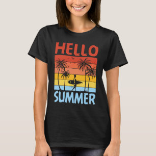 Camiseta Hola Verano Sensación Tropical Beach vacaciones de