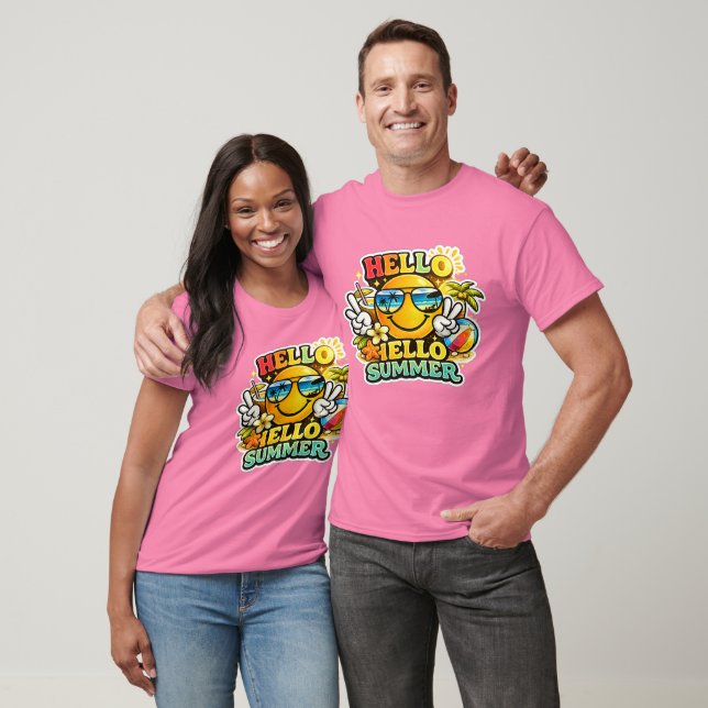 Camiseta Hola Verano Sol (Unisexo)
