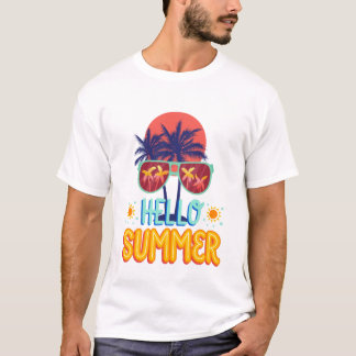 Camiseta Hola Vibes de verano