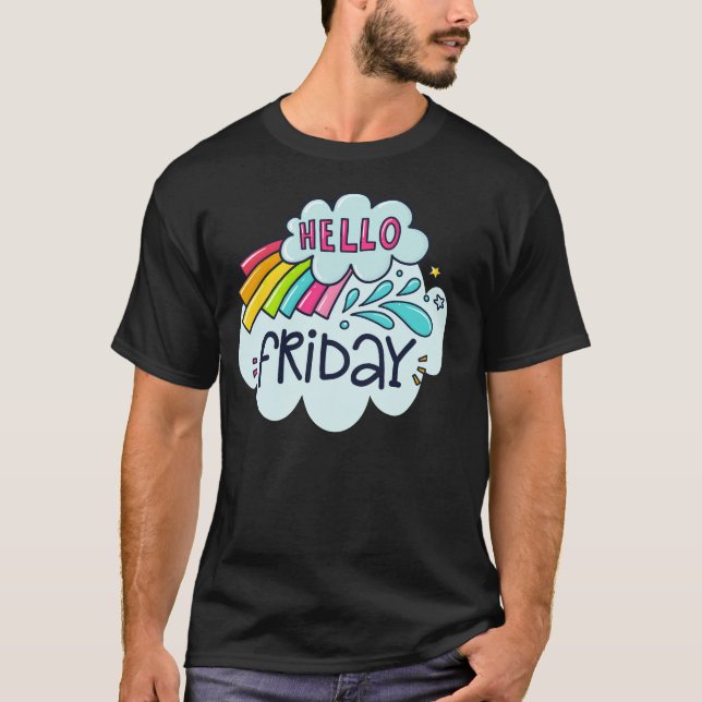 CAMISETA HOLA VIERNES (Anverso)