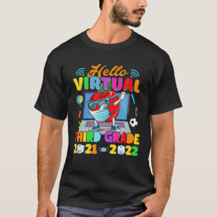 Camiseta Hola virtual 3º grado 2021-2022 Apple de vuelta a
