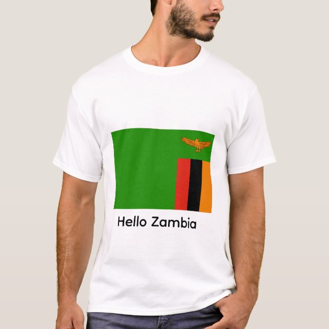 Camiseta Hola Zambia (Anverso)