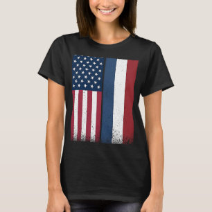 Camiseta Holanda Banderas americanas orgullosas de Estados