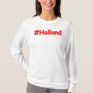 Camiseta "Holanda", diseño elegante. ¡Hazte con una en Zazz