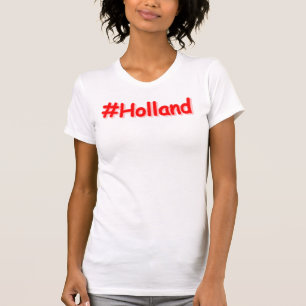 Camiseta "Holanda", diseño elegante. ¡Hazte con una en Zazz