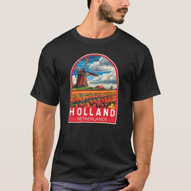 Camiseta Holanda Holanda Viajes de arte (Anverso)