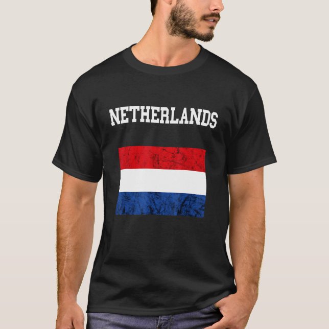Camiseta Holanda Orgullo Holandés Raíces Holland Nederl (Anverso)