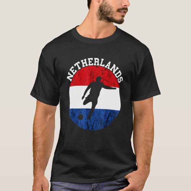 Camiseta Holanda Vintage Nederland Flag Du (Anverso)