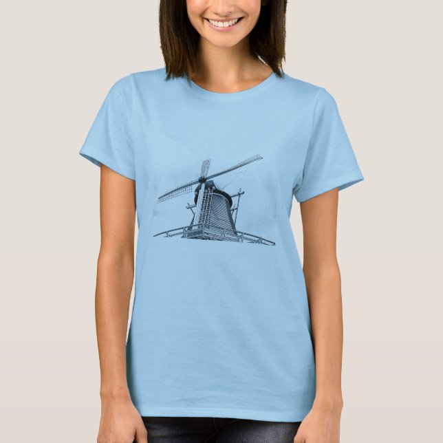 Camiseta holandesa del molino de viento (Anverso)