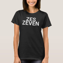 Camiseta holandesa Zes Zeven, meme de zes zeven, d