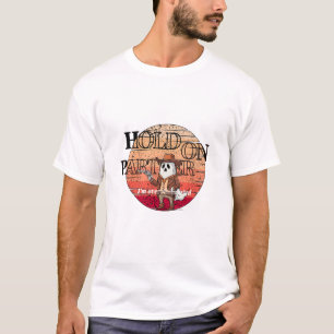 Camiseta Hold On Partner, I’m overstimulated - cowboy ghost