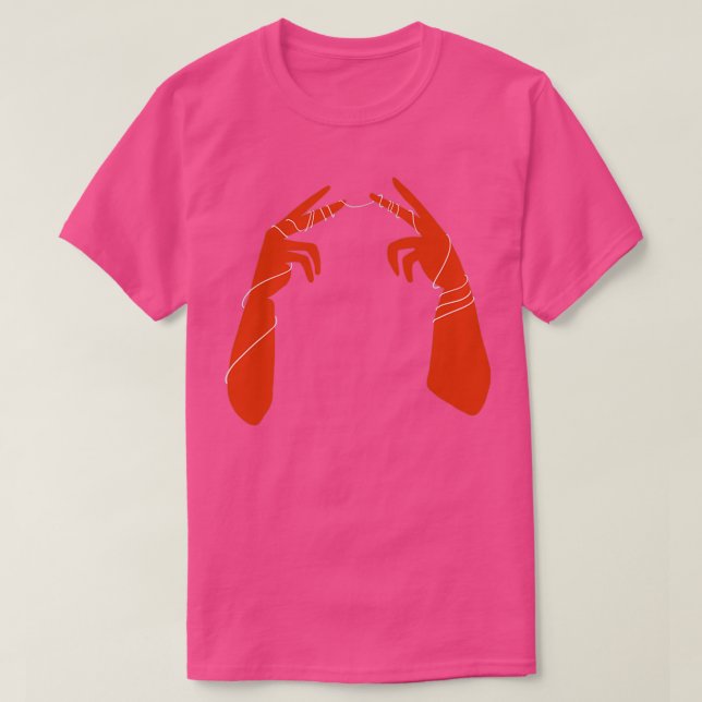 Camiseta Hold Onto Each Other Terracotta and Gossamer Hands (Diseño del anverso)