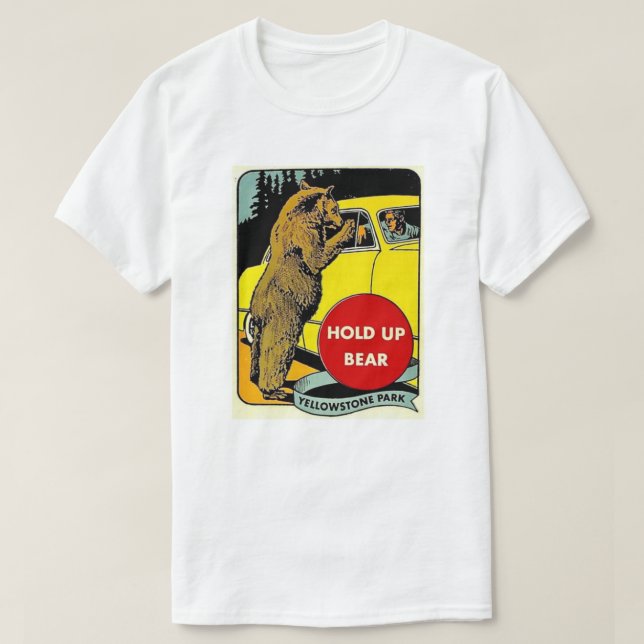 Camiseta Hold Up Bear (Diseño del anverso)