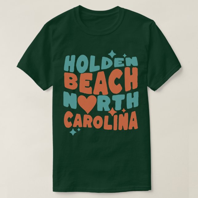 Camiseta Holden Beach North olina Love (Diseño del anverso)