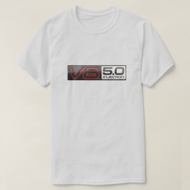 Camiseta Holden V8 5.0 (Diseño del anverso)