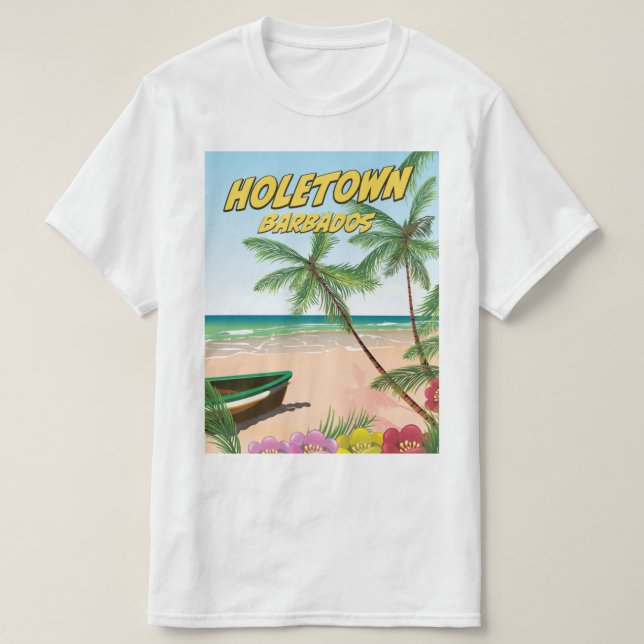 Camiseta Holetown Barbados (Diseño del anverso)