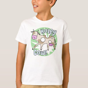 Camiseta Holey de la vaca del retruécano de la