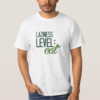Camiseta Holgazanería llana: gato