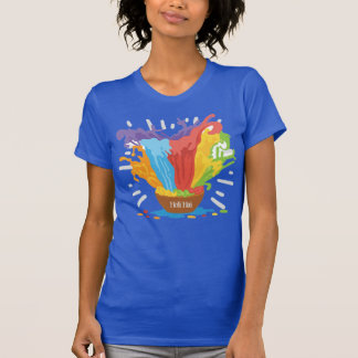 Camiseta Holi Bowl con polvo
