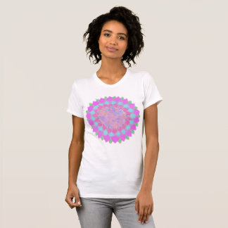 Camiseta Holi paint splash floral rangoli