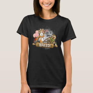 Camiseta Holiday Baking Snowman Gingerbread Cookie Letu2019