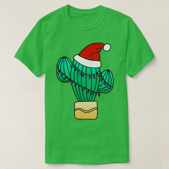 Camiseta Holiday Cacti (Diseño del anverso)