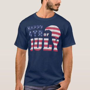 Camiseta Holiday Icon Eagle Bald July Independence Day 