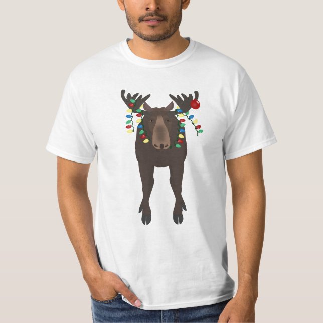 Camiseta Holiday Moose (Anverso)