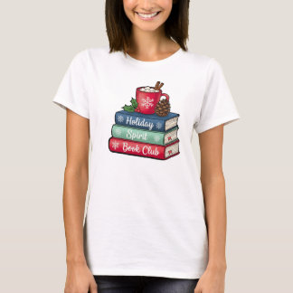 Camiseta Holiday Spirit Book Club T-Shirt | Book Lovers