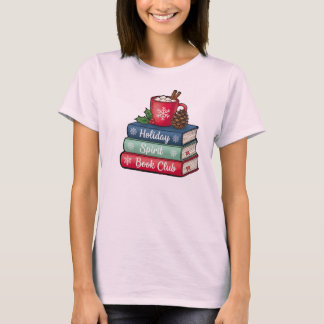 Camiseta Holiday Spirit Book Club T-Shirt | Book Lovers
