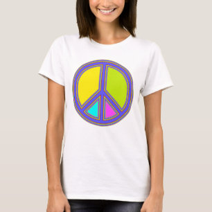Camiseta holiES - colorido signo de PAZ + tus ideas