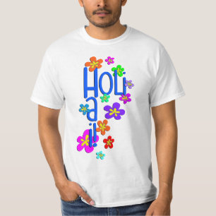 Camiseta holiES - flores HOLI HAI 2