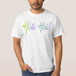 Camiseta holiES - HOLI HAI grunge pastel 1