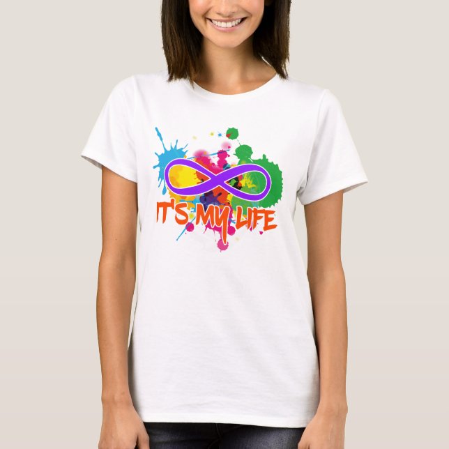 Camiseta holiES - Lemniscate - Es mi vida salpicada (Anverso)