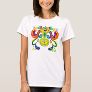 Camiseta holiES - vaca sagrada y feliz abstracta + tus idea