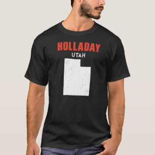 Camiseta Holladay Utah Estados Unidos de América Viajes Uta