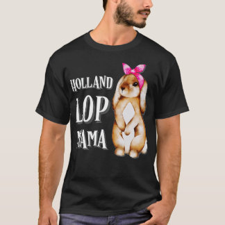 Camiseta Holland Lop Bunny Rabbit Mom