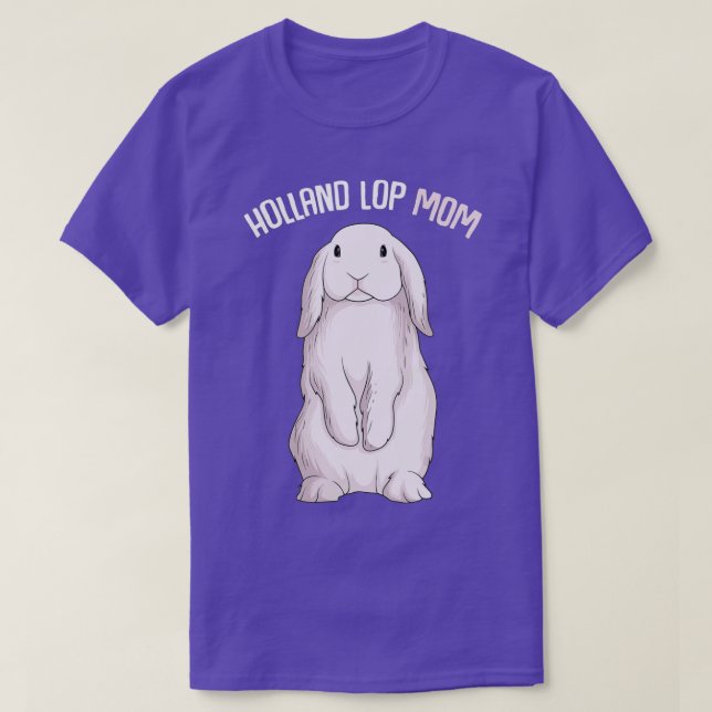 Camiseta Holland Lop Conejo Mujeres Mamá (Diseño del anverso)