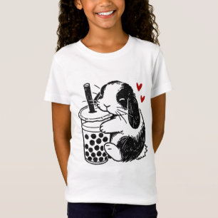 Camiseta Holland Lop Rabbit Ama Boba Tea Bunny Y Bubble