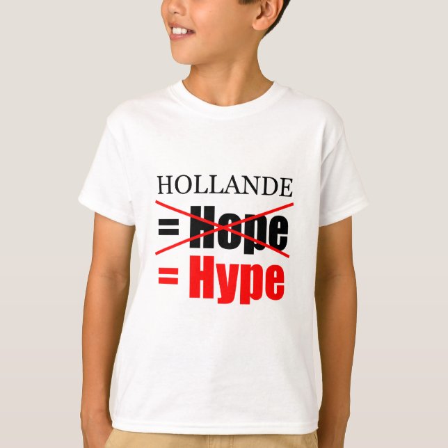 Camiseta Hollande no esperanza sino bombos y platillos (Anverso)