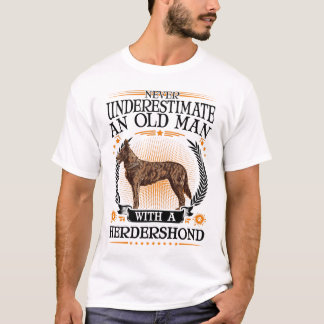 Camiseta Hollandse Herder Old Man Herdershond