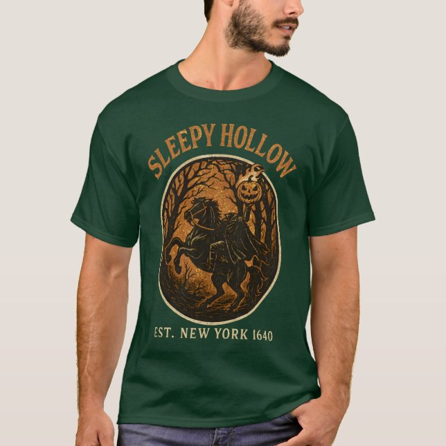 CAMISETA HOLLOW DE DORMIR - EST. NUEVA YORK 1640 (Anverso)
