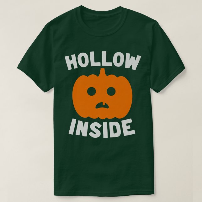 Camiseta Hollow Inside Funny Halloween Calabaza JackoLanter (Diseño del anverso)
