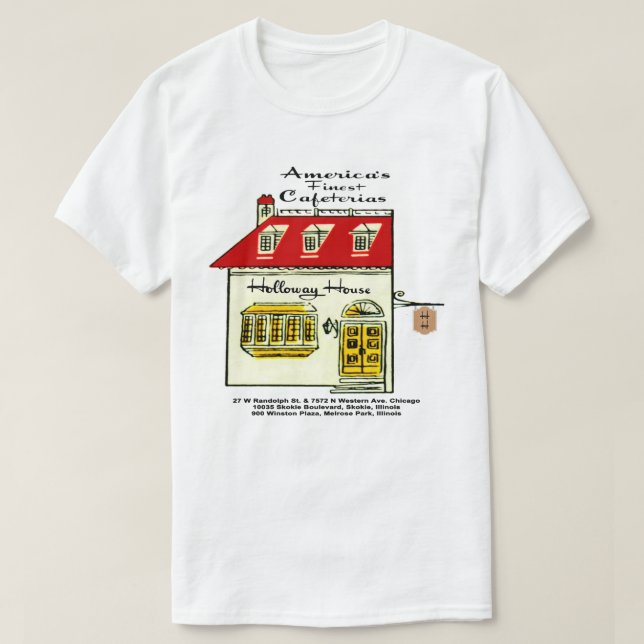 Camiseta Holloway House, las mejores cafeterías de Estados  (Diseño del anverso)