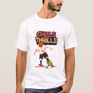 CAMISETA HOLLOWEWEB PUMPKIN CHILLS AND THRILLS TSHIRT DISEÑ