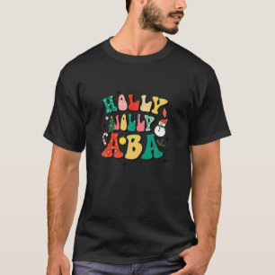 Camiseta Holly A Jolly ABA Aplicado Análisis de Comportamie