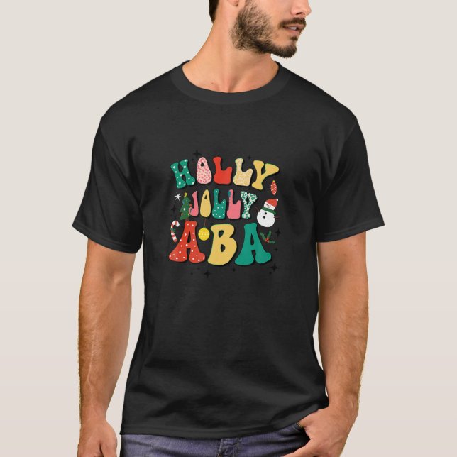 Camiseta Holly A Jolly ABA Aplicado Análisis de Comportamie (Anverso)