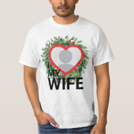 Camiseta Holly Berry Christmas I Love My Wife mens tshirts