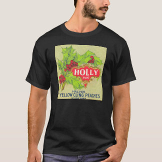 Camiseta Holly Brand Peaches Vintage Fruth Crate Etiqueta