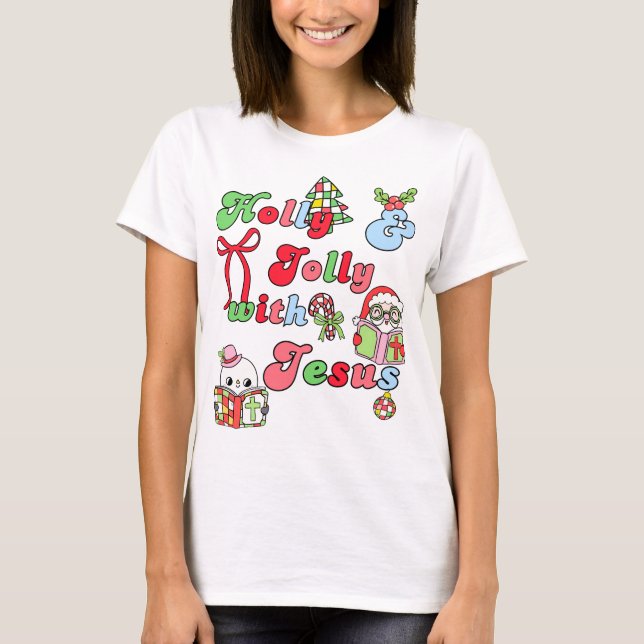 Camiseta Holly & Jolly (Anverso)